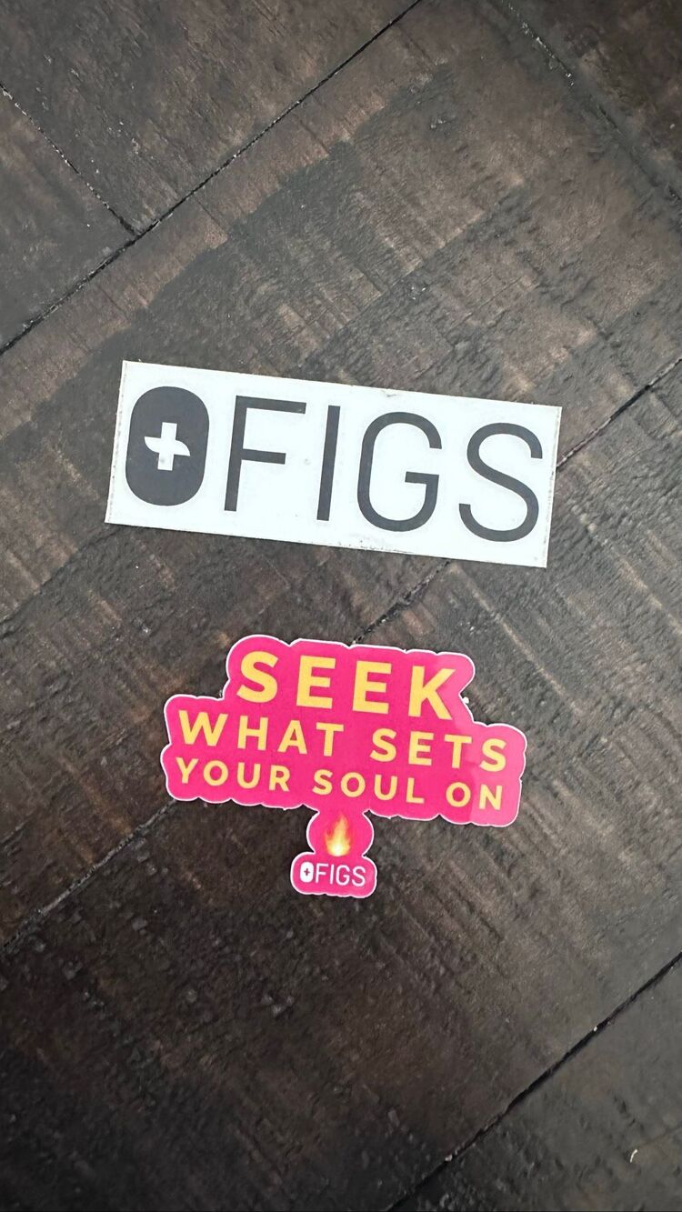 Figs Scrub Brand Medical Field Stickers New